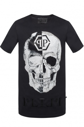 'talk' t-shirt with logo, zdjęcie 1 'talk' t-shirt with logo od Philipp Plein